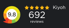 Kiyoh — 9.8 uit 692 reviews